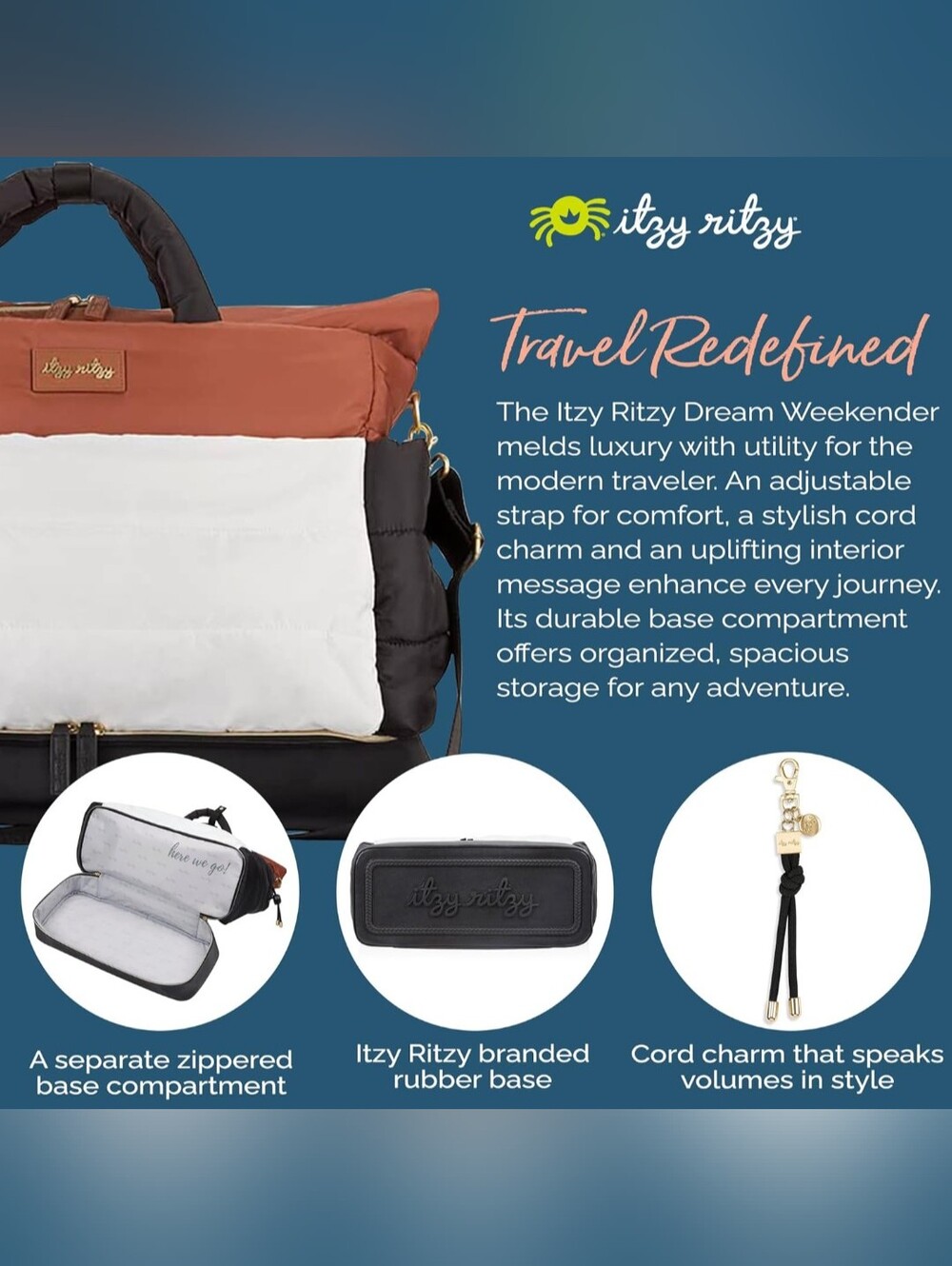 Itzy Ritzy Weekender Bag. - Picture 5 of 15